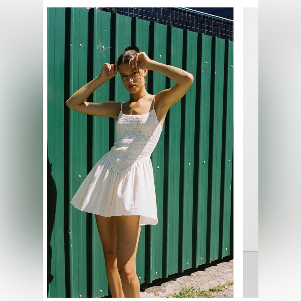 Apres studio ballerina mini dress in butter